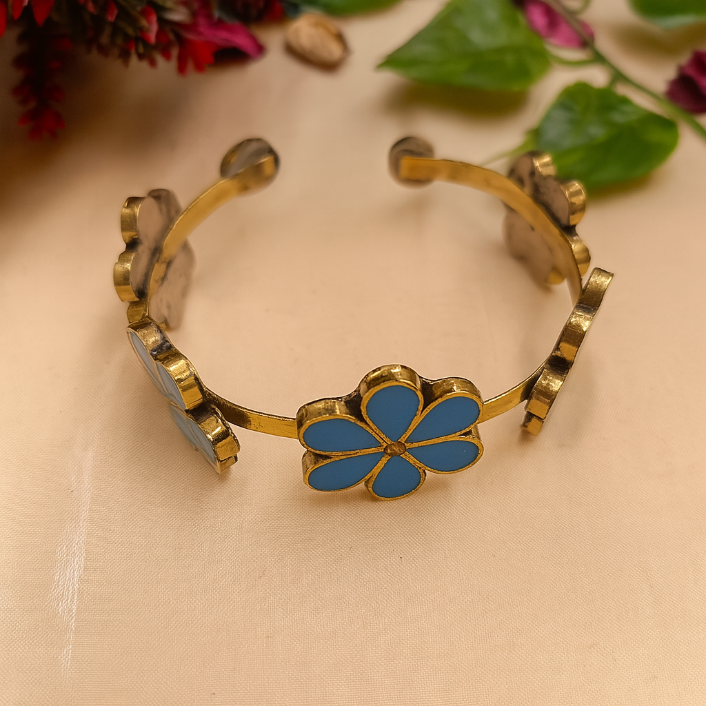 Handmade Flower Hand/Arm Cuff