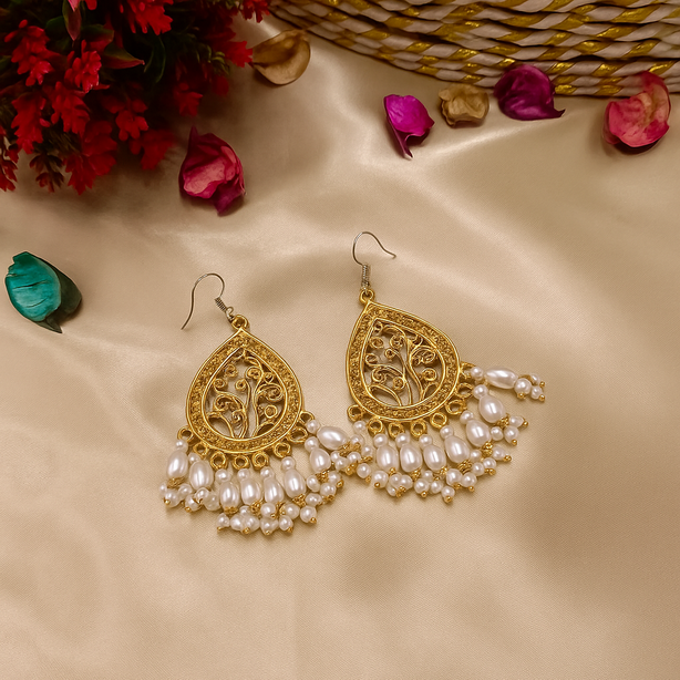 Sanwal Earrings – Handmade Ethnic Jewellery for Festive & Wedding Wear