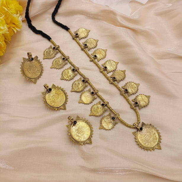 Antique Mala Set with Stones on Top