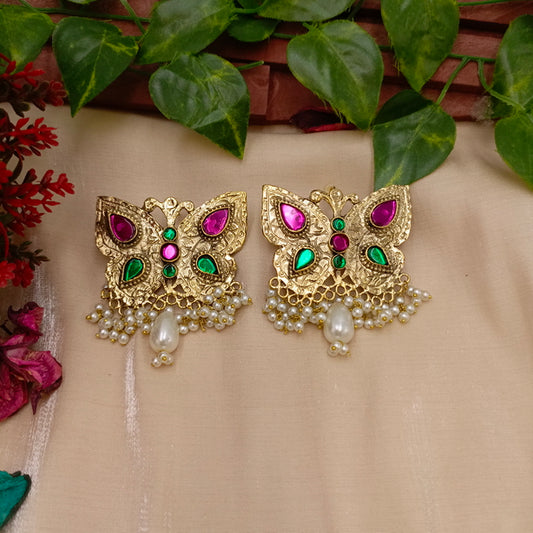 Big Butterfly Earrings - Handmade