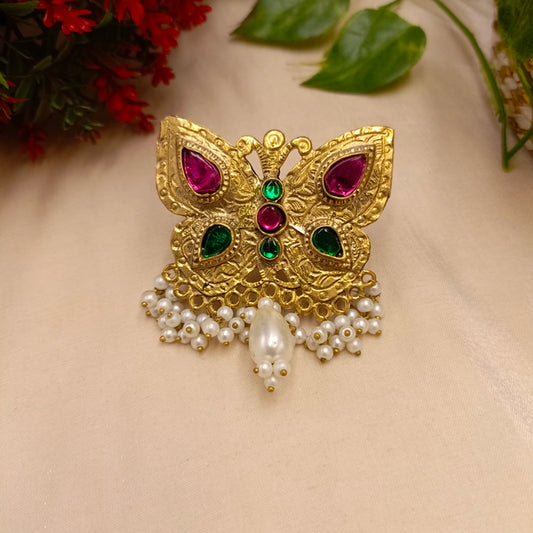 Big Butterfly Ring - Adjustable