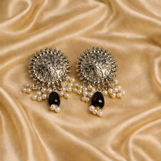 Dilruba Silver Earrings