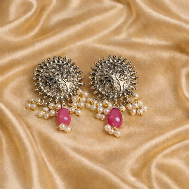 Dilruba Silver Earrings