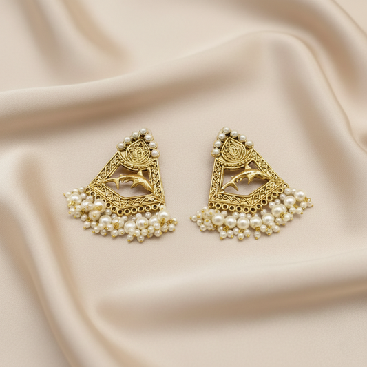 Afghan Dolphin Earrings