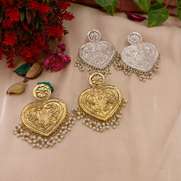 Moti Heart Earrings