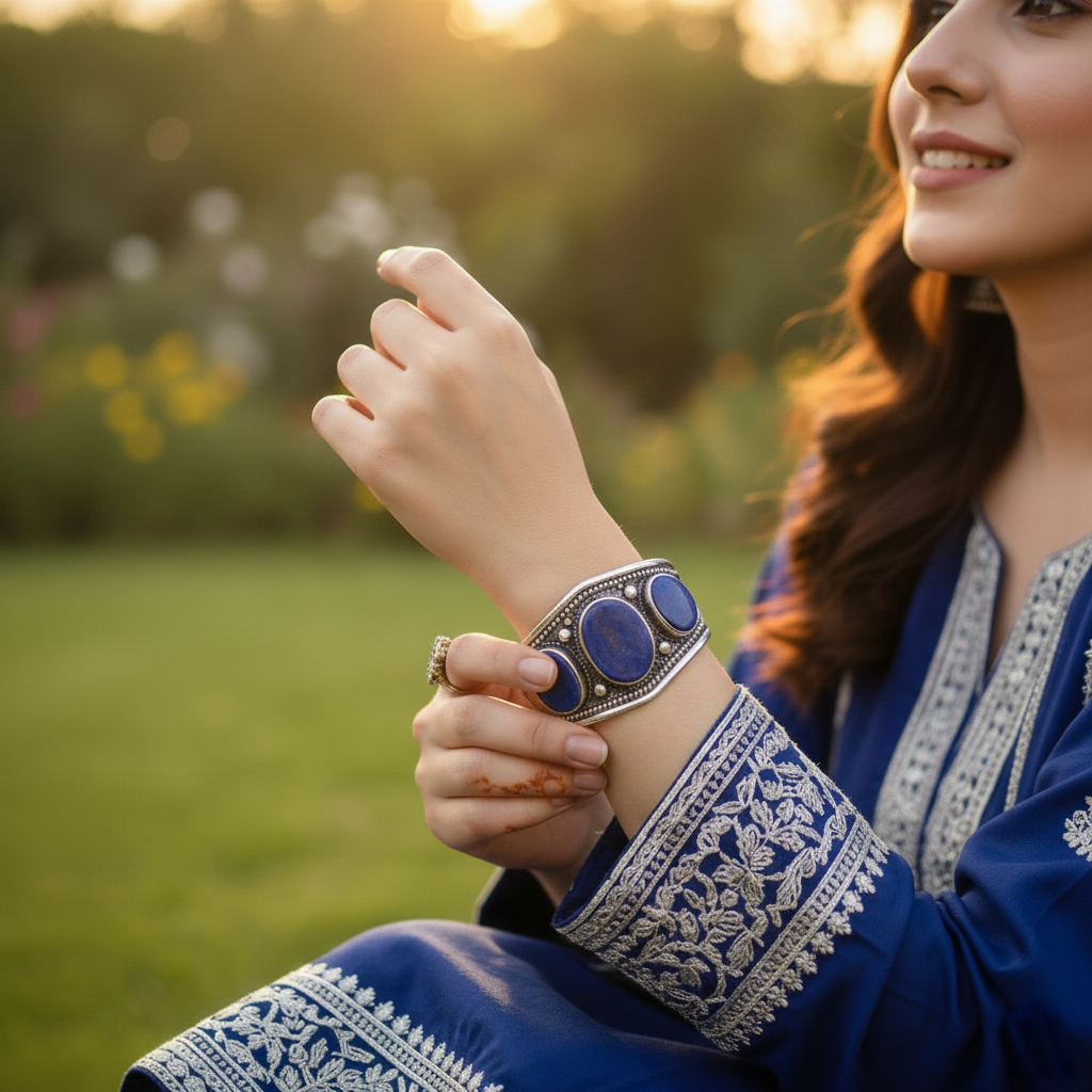 Kohistan Heritage Cuff | Handmade Afghan Vintage Cuff