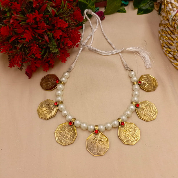 Octa Coins Necklace - Handmade Jewellery