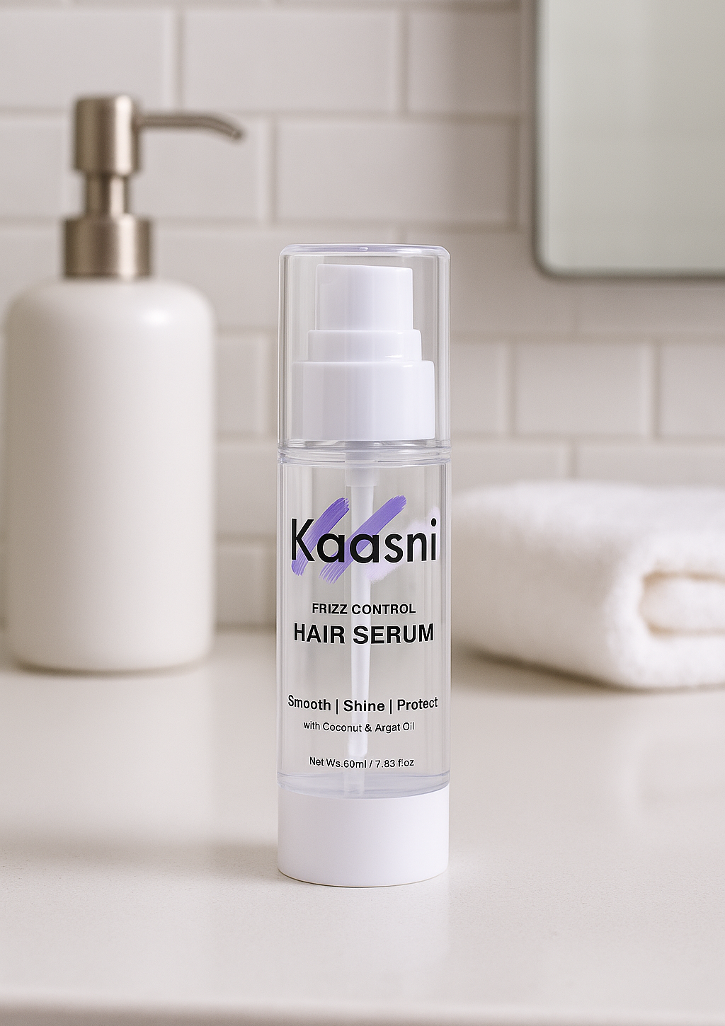 Kaasni Anti-Frizz Hair Serum – Smooth, Shine & Protect (50ml)