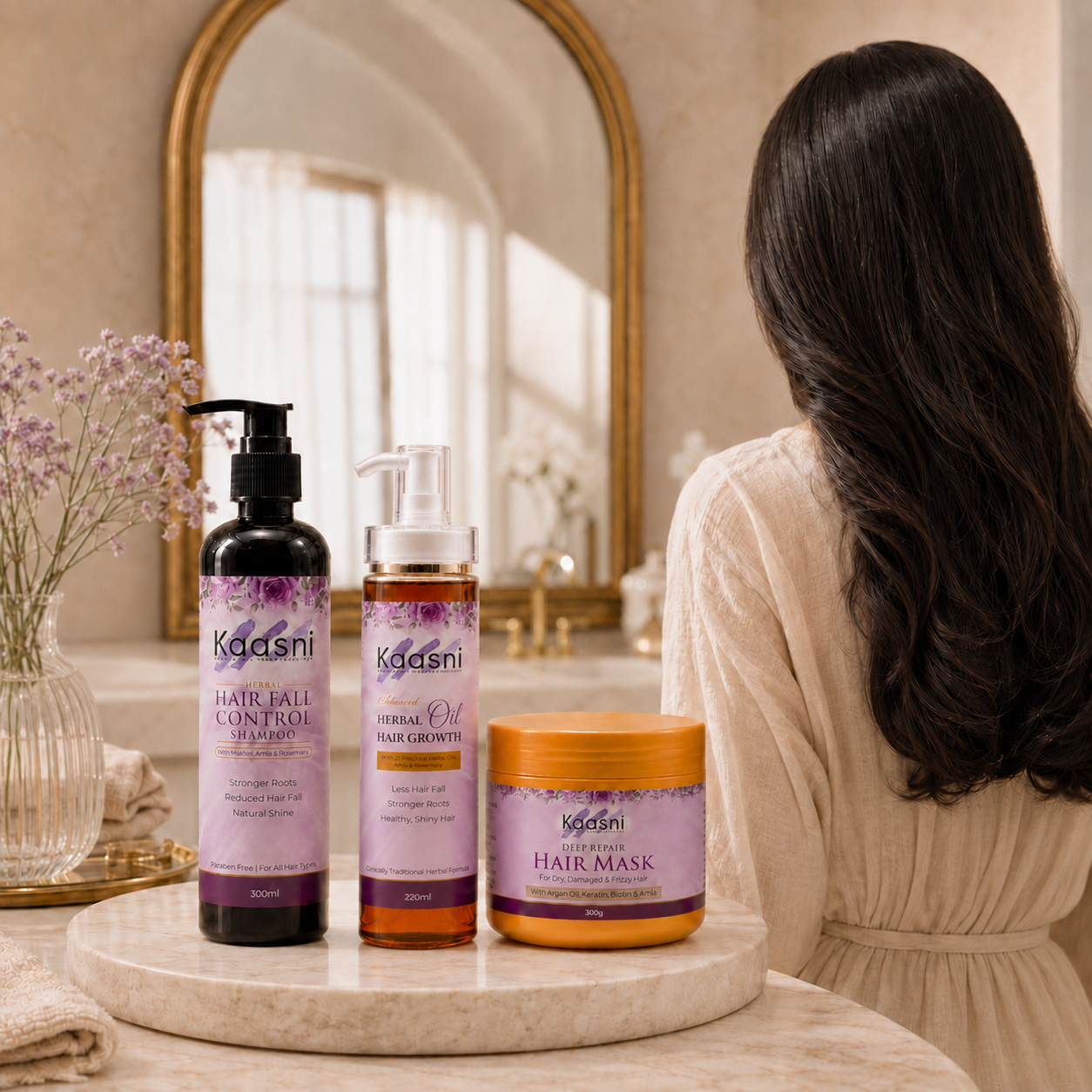 3-Step Hair Repair Bundle – Oil, Shampoo & Mask
