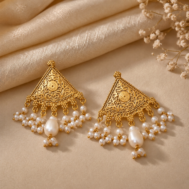 Laaj Antique Earrings