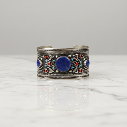 Lajward Heritage Cuff | Handmade