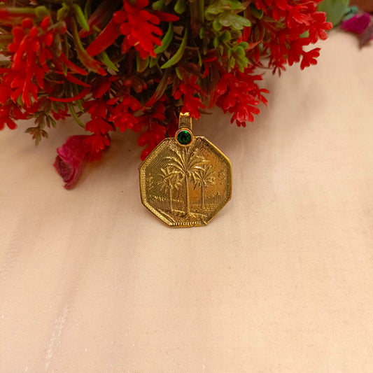 Octa Ring with Stone - Adjustable