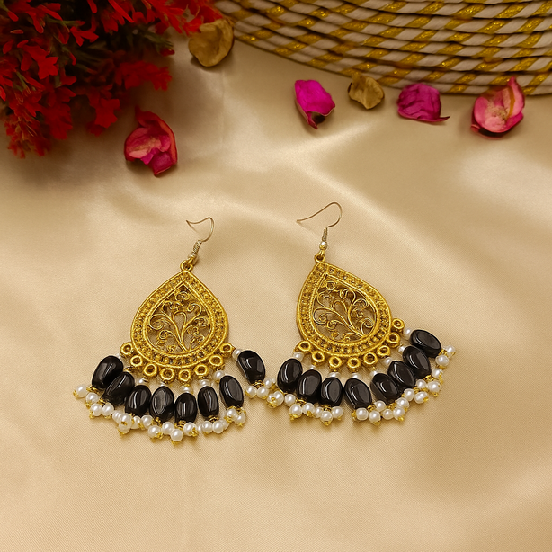 Sanwal Earrings – Handmade Ethnic Jewellery for Festive & Wedding Wear