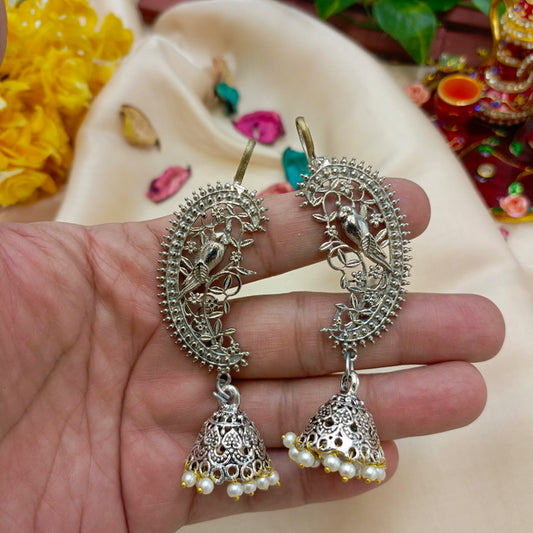 Silver Earcuff Earrings