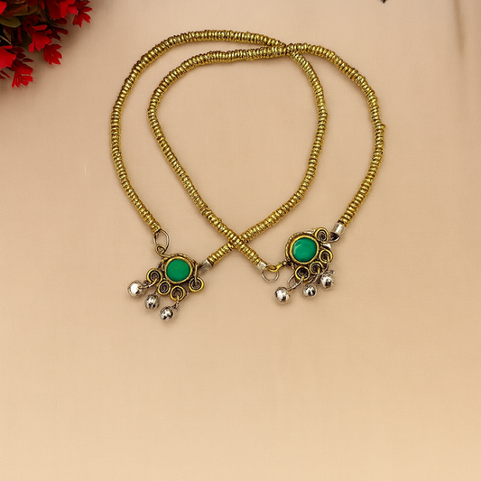 Handmade Afghan Single Stone Anklets