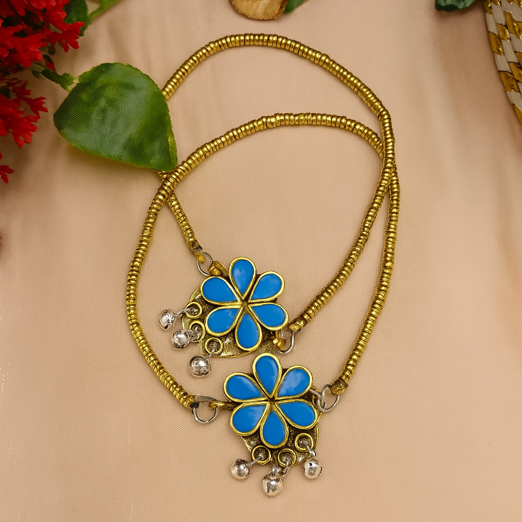 Handmade Afghan Flower Anklets