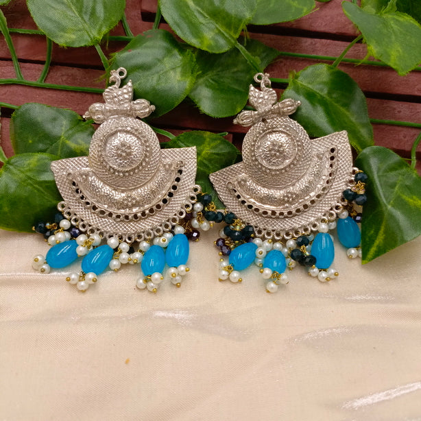 Silver Swan Earrings