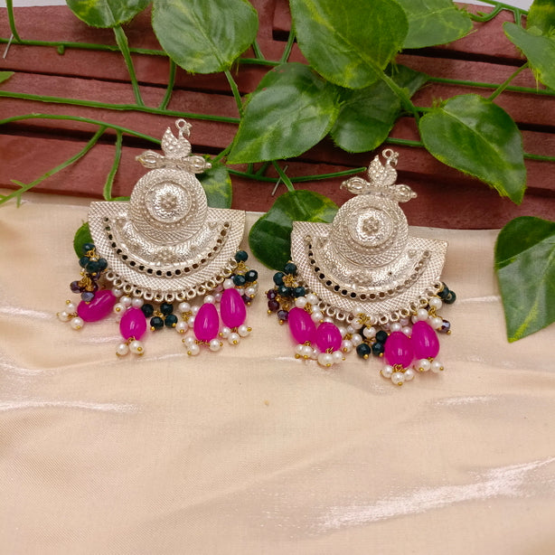 Silver Swan Earrings