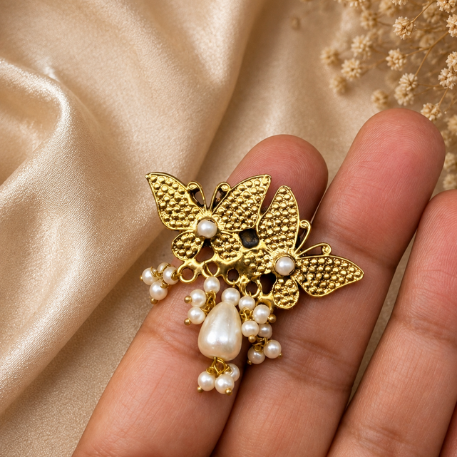 Twin Butterflies Ring