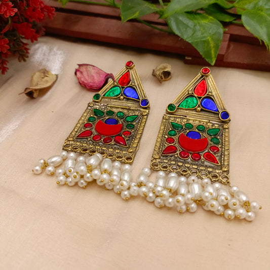 Handmade Kuchi Earrings