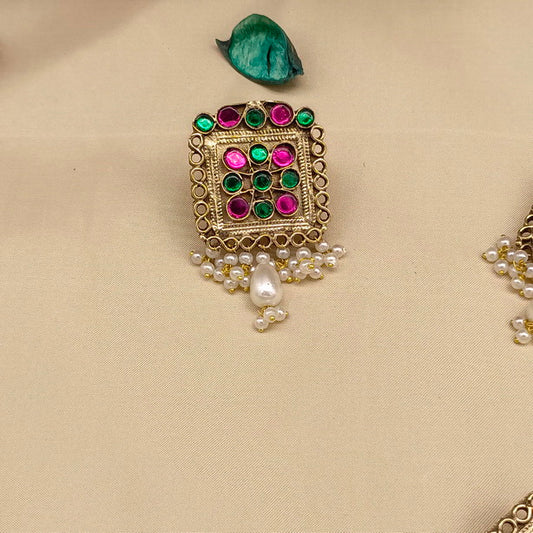 Vintage Rubix Pearl Ring