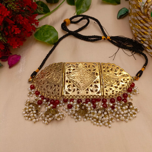 Vintage Choker with Pearls