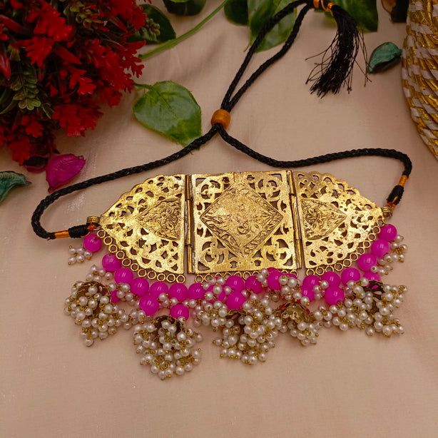 Vintage Choker with Pearls