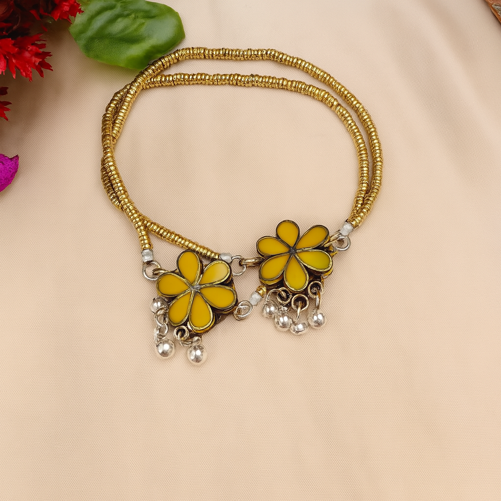 Handmade Afghan Flower Anklets