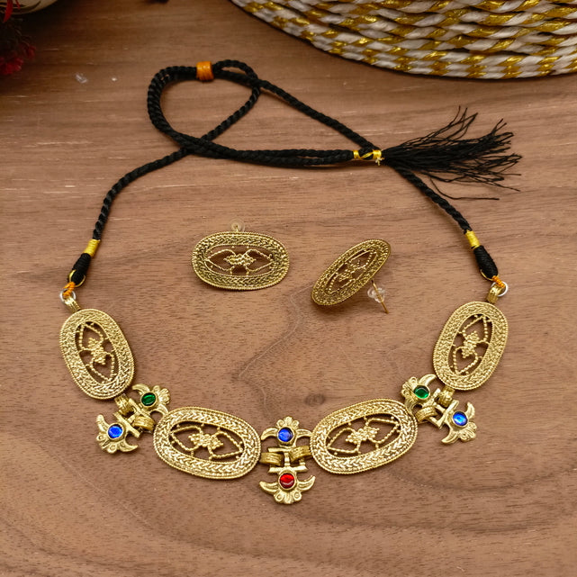 Zarqand Oval Jewellery Set – Premium Traditional Afghan Design