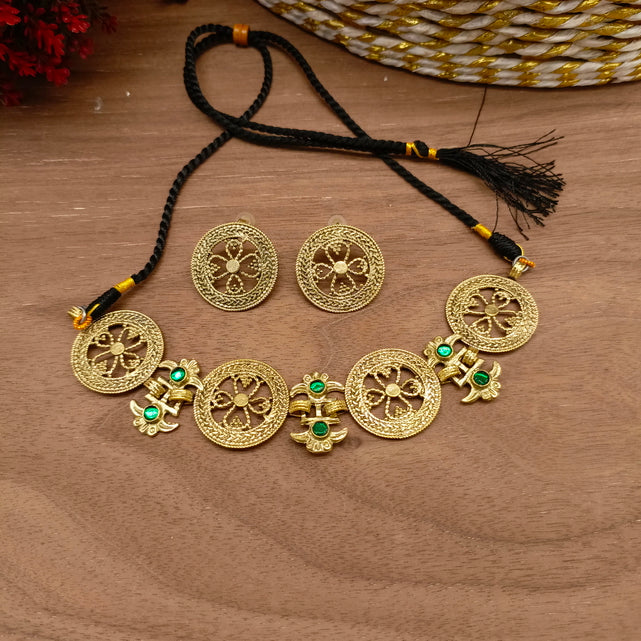 Zarqand Round Jewellery Set – Premium Handmade Afghan Design