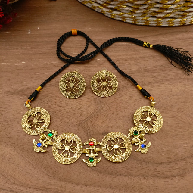 Zarqand Round Jewellery Set – Premium Handmade Afghan Design