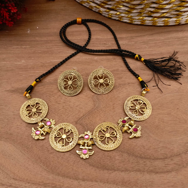 Zarqand Round Jewellery Set – Premium Handmade Afghan Design