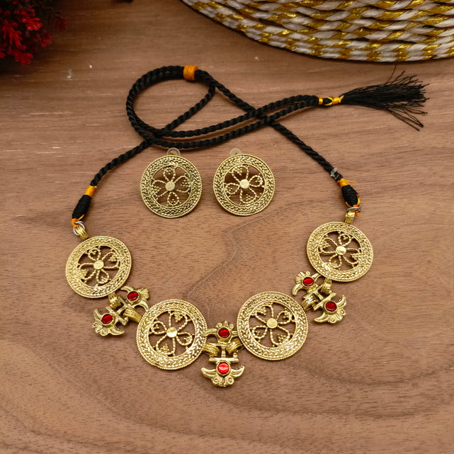 Zarqand Round Jewellery Set – Premium Handmade Afghan Design