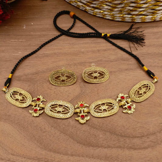 Zarqand Oval Jewellery Set – Premium Traditional Afghan Design