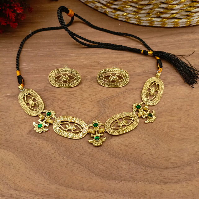 Zarqand Oval Jewellery Set – Premium Traditional Afghan Design