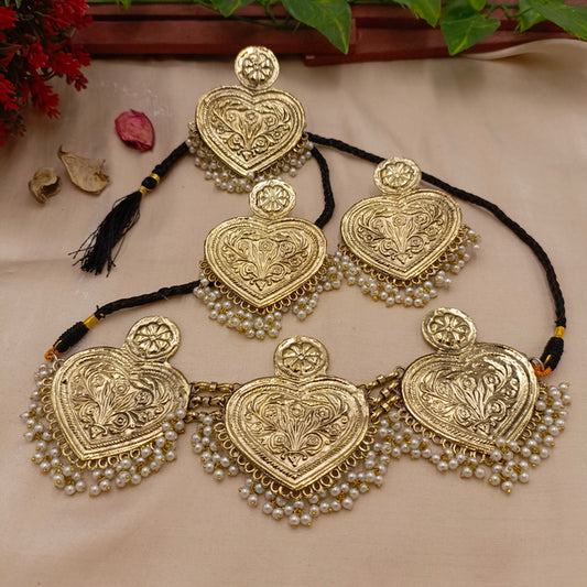 Triple-Heart Choker Set