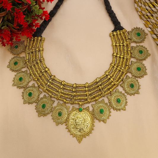 Handmade Necklace - Center Stones