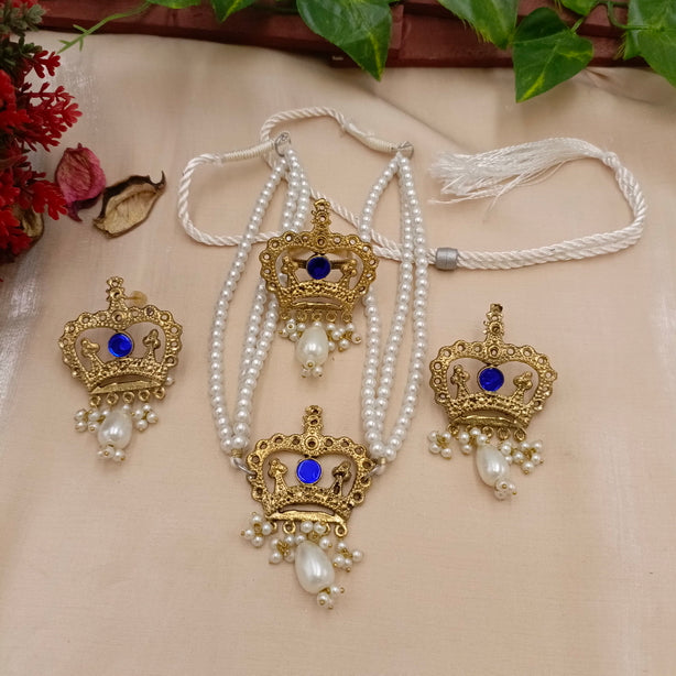 Crown Pearl Set