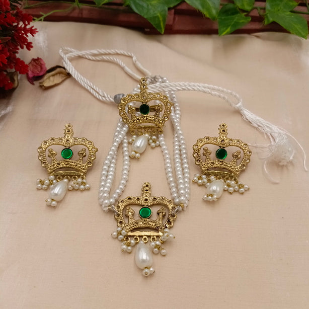 Crown Pearl Set