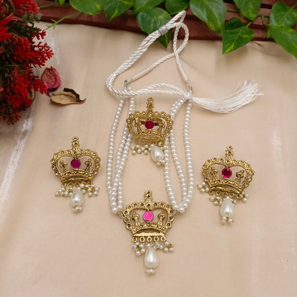 Crown Pearl Set