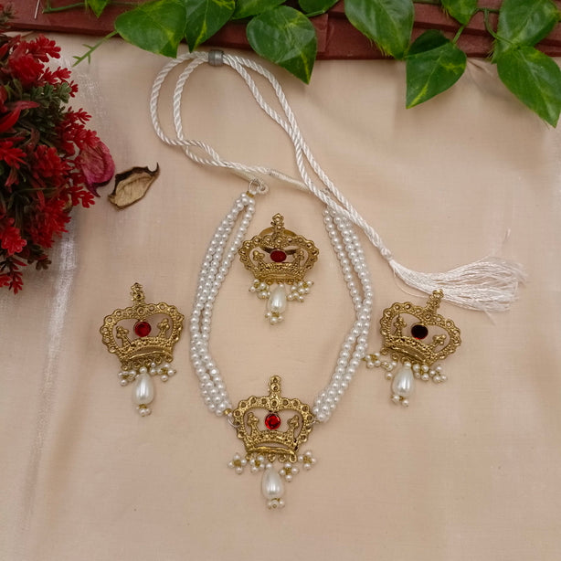 Crown Pearl Set