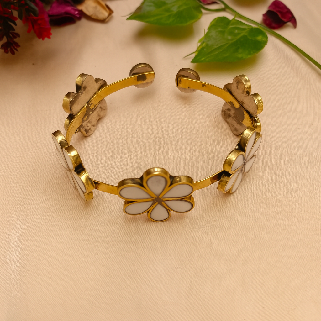 Handmade Flower Hand/Arm Cuff