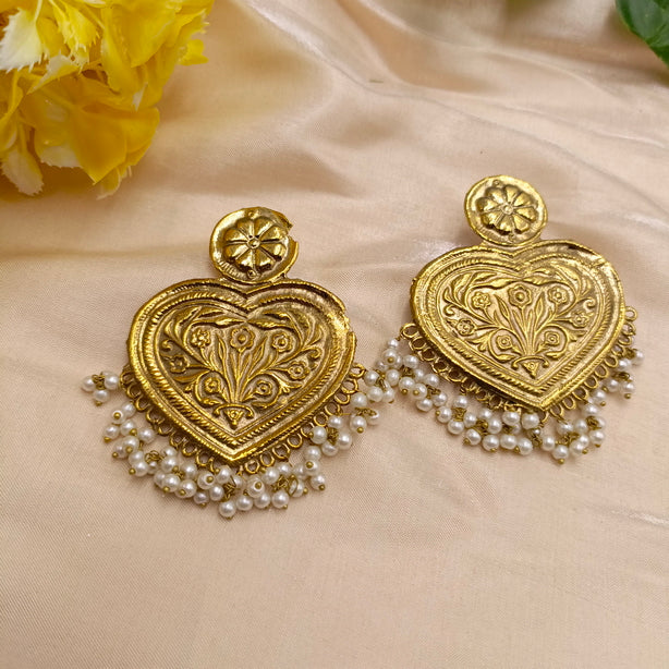 Moti Heart Earrings