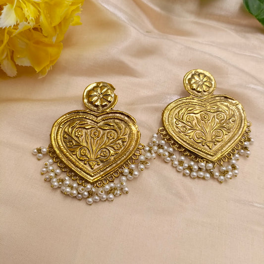 Moti Heart Earrings