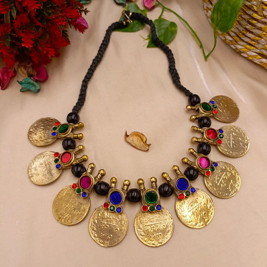 Ladybird Necklace - Handmade Afghan Jewellery