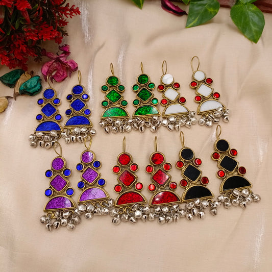 Long Tribal Earrings