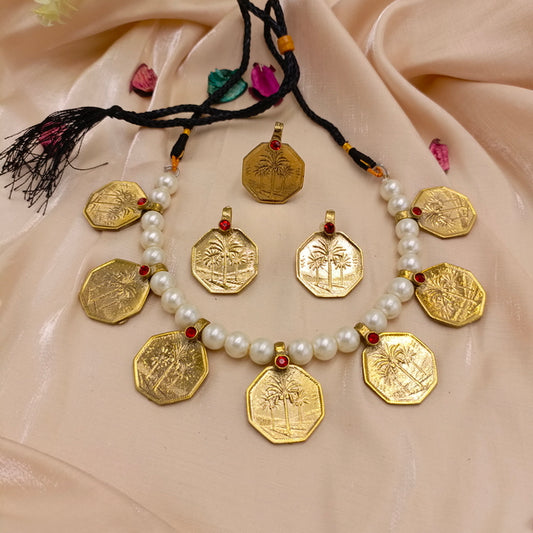 Golden Treasure Set - Kaasni Jewelry Pakistan