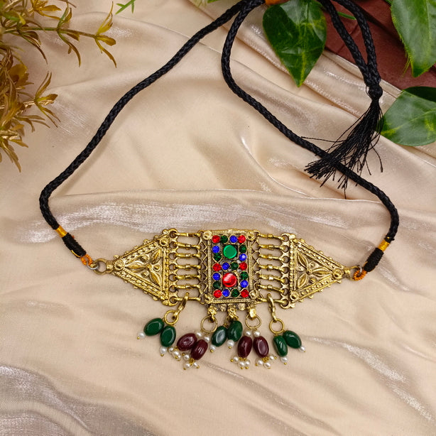 Handmade Rectangle Choker Set