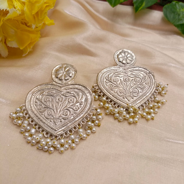 Moti Heart Earrings
