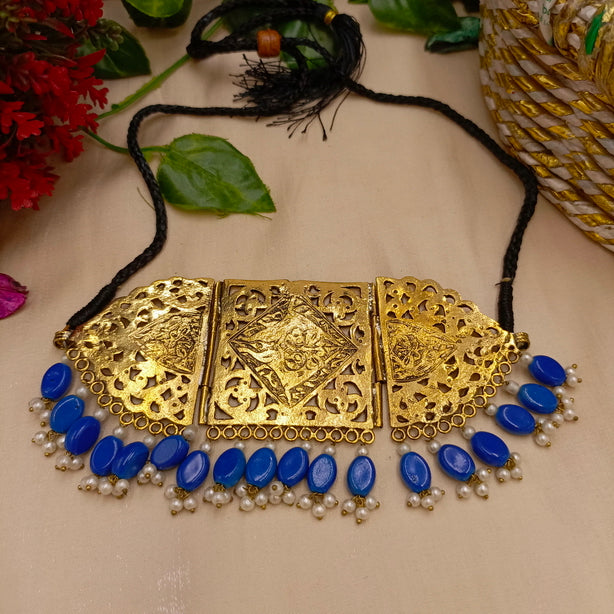 Vintage Choker with Beads